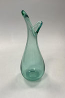 Holmegaard Duckling / Næb-Vase af grønt glas