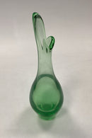 Holmegaard Duckling / Næb-Vase af græsgrønt glas