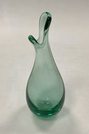 Holmegaard Duckling / Beak Vase of green glass