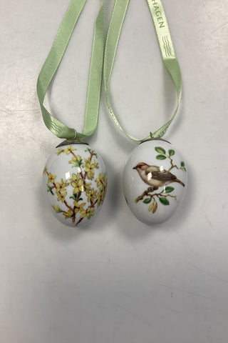 Royal Copenhagen Påskeæg - Forsythia og Munk 2011