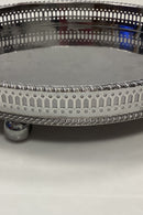 English silver plated serving tray