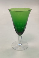 Lindenborg Grønne hvidvinsglas fra Holmegaard Glasværk