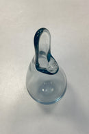 Holmegaard Duckling / Næb-Vase af klart/aquafarvet glas