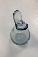 Holmegaard Duckling / Næb-Vase af klart/aquafarvet glas