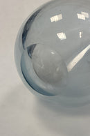 Holmegaard Duckling / Næb-Vase af klart/aquafarvet glas