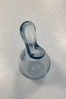 Holmegaard Duckling / Næb-Vase af klart/aquafarvet glas