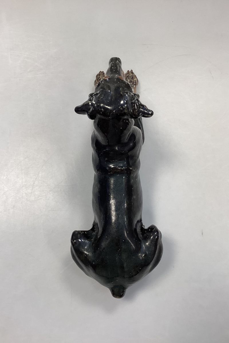 Royal Copenhagen Figur af hund - Dobermann No. 22691