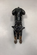 Royal Copenhagen Figur af hund - Dobermann No. 22691