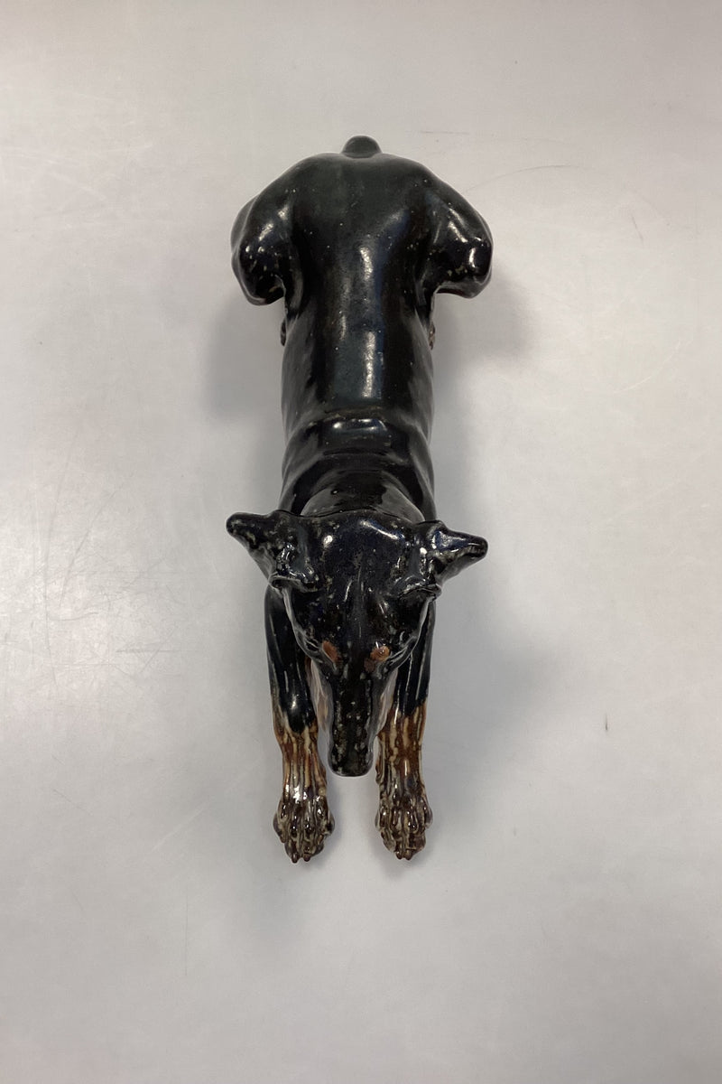 Royal Copenhagen Figur af hund - Dobermann No. 22691