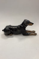 Royal Copenhagen Figur af hund - Dobermann No. 22691