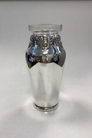 Art Nouveau / Deco Sølvplet Vase