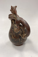 Royal Copenhagen Bode Willumsen Kande med hank i form af en løve No. 20128