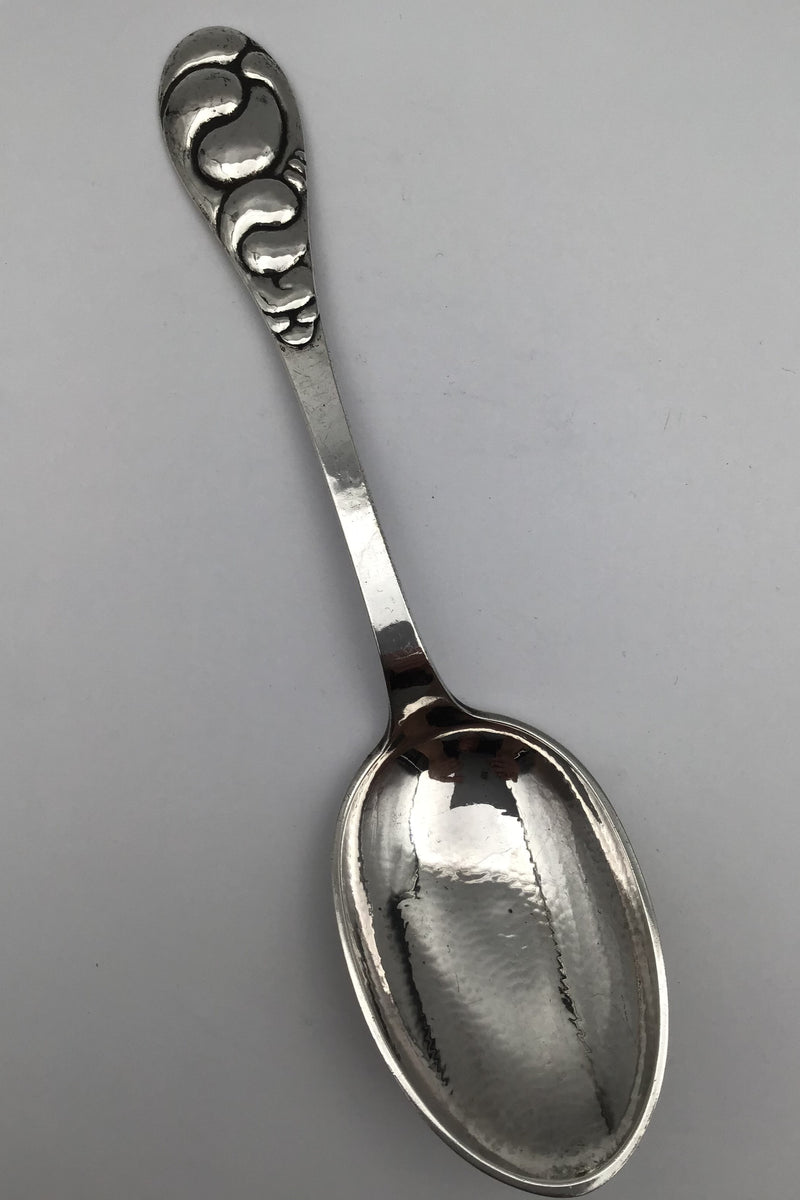 Evald Nielsen Silver No. 4 Silver Serving Spoon