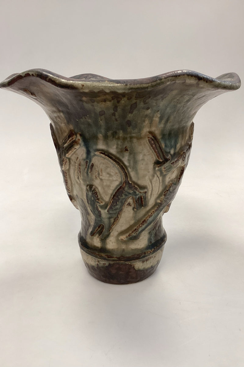 Royal Copenhagen Stentøjsvase af Jais Nielsen No. 20102