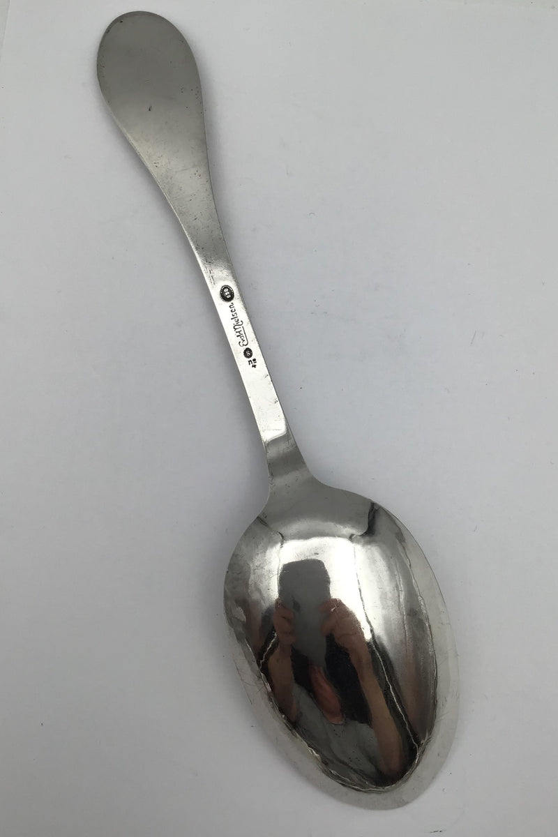 Evald Nielsen Silver No. 4 Silver Serving Spoon