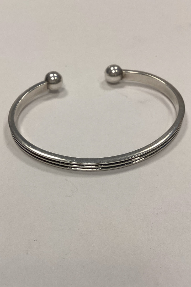 MEX Moderne åben Armring i Sterling Sølv