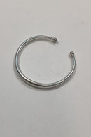 Modern open bangle in Sterling Silver