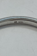 Modern open bangle in Sterling Silver