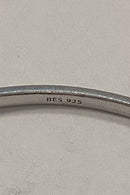 BES Moderne åben Armring i Sterling Sølv