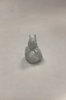 Royal Copenhagen Blanc de Chine Figurine - Mouse on Chestnut No. 63