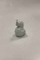 Royal Copenhagen Blanc de Chine Figurine - Mouse on Chestnut No. 63
