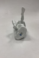 Royal Copenhagen Blanc de Chine Figur - Dreng på Sten No. 520