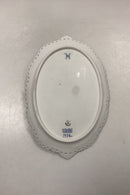 Royal Copenhagen Musselmalet Helblonde Underfad til Frugtkurv No. 1060 / Privatmalet