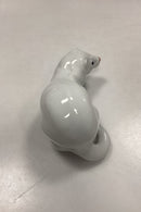 Royal Copenhagen Figur af Hvid Mink No. 4654