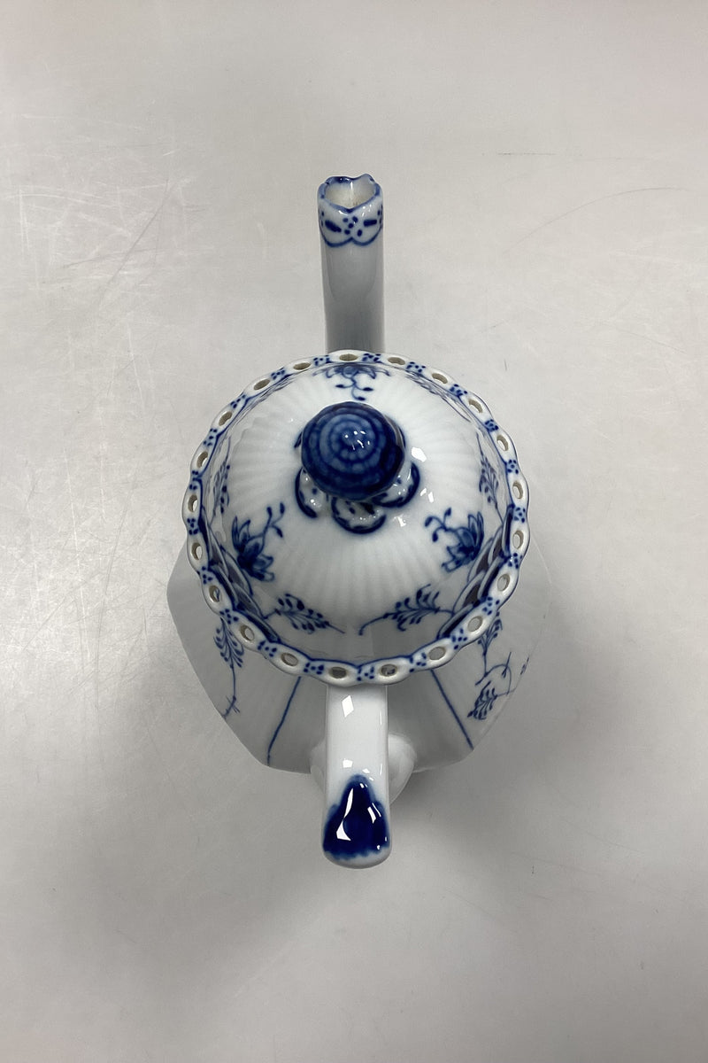 Royal Copenhagen Musselmalet Helblonde sekskantet Kaffekande No. 128