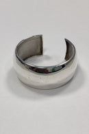 Modern open bangle in Sterling Silver