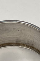 Modern open bangle in Sterling Silver