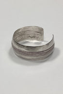 Modern open bangle in Sterling Silver No. 244