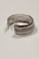 Modern open bangle in Sterling Silver No. 244