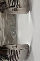 Modern open bangle in Sterling Silver No. 244