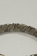 Modern open bangle in Sterling Silver