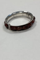 Sterling Silver bracelet embellished with amber