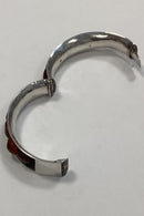 Sterling Silver bracelet embellished with amber