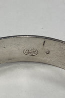 Israeli Bracelet in Sterling Silver with Black Stone