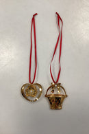 Georg Jensen Christmas Classics Julepynt 2008 - Julerose og Blomsterkurv