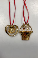 Georg Jensen Christmas Classics Julepynt 2008 - Julerose og Blomsterkurv