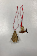 Georg Jensen Christmas Collectibles Julepynt 2014 - Grantræ og Due