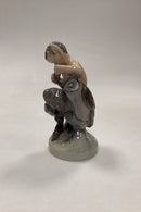 ロイヤルコペンハーゲン フクロウとファウン フィギュア No 2107