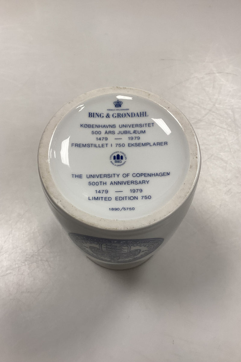 Bing og Grøndahl Vase No. 1890/5750 - Københavns Universitet 500 års Jubilæum