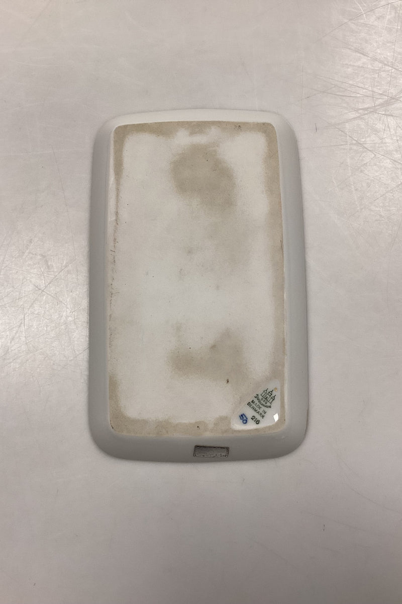 Bing og Grøndahl Sommerfugl, Guld Aflang Bakke, lille No. 216