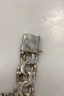 Bismarck armbånd i sølv med Firkløver vedhæng