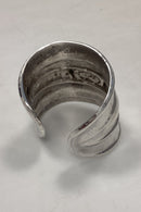 Jacob Hull Silver plated open bangle