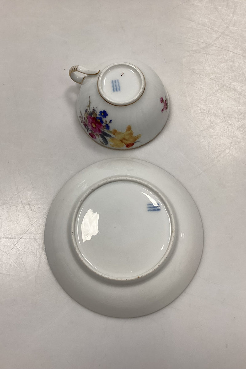 Royal Copenhagen Fuld Saksisk Blomst Lille Tekop