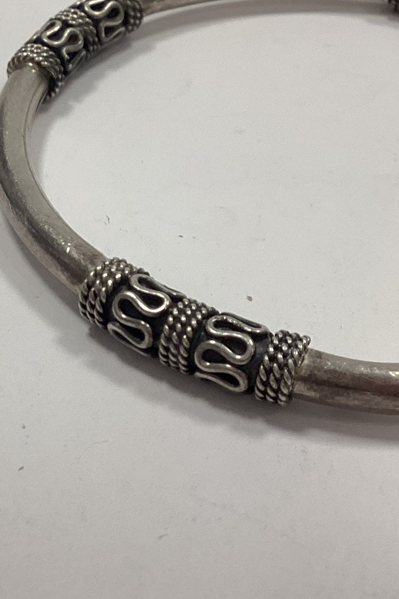 Ornamenteret Armring i Sølv