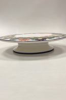 Royal Copenhagen Gylden Sommer Kagefad på Fod No 832