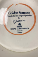 Royal Copenhagen Gylden Sommer Kagefad på Fod No 832